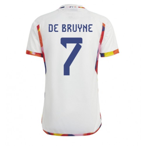 Echipament fotbal Belgia Kevin De Bruyne #7 Tricou Deplasare Mondial 2022 maneca scurta